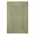 Chris Loves Julia x LoloiFrancis Green / Natural 18" x 18" Sample Rug For Sale