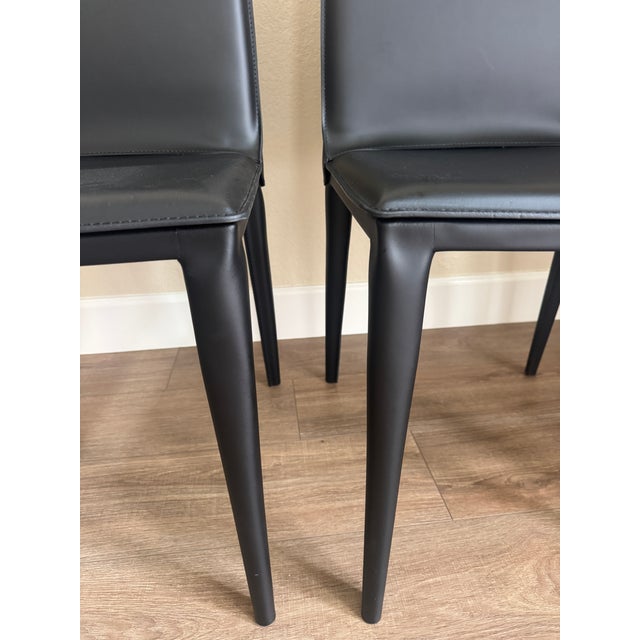 Design Within Reach DWR Bottega Side Chairs Black by Fauciglietti and Bianchi For Sale - Image 4 of 11