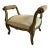Antique Louis XV Style Giltwood Bench, Original Springs & Horsehair Seat — Ready for Reupholstery For Sale
