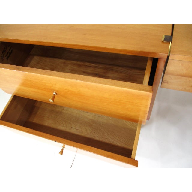 Rare Paul McCobb Planner Group 4 Pc. Vanity Set With Chair by Winchendon Furniture For Sale - Image 11 of 18