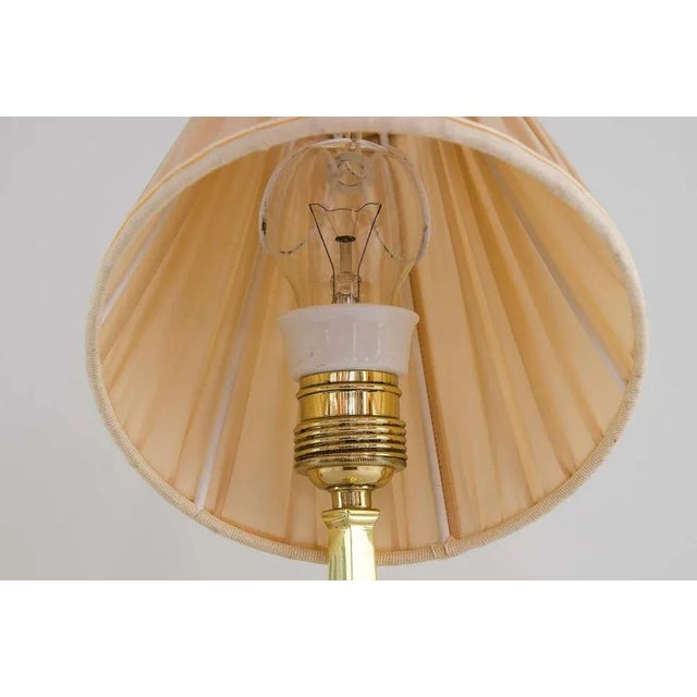 Art Deco Table Lamp with Fabric Shade, Vienna, 1920s For Sale - Image 12 of 15