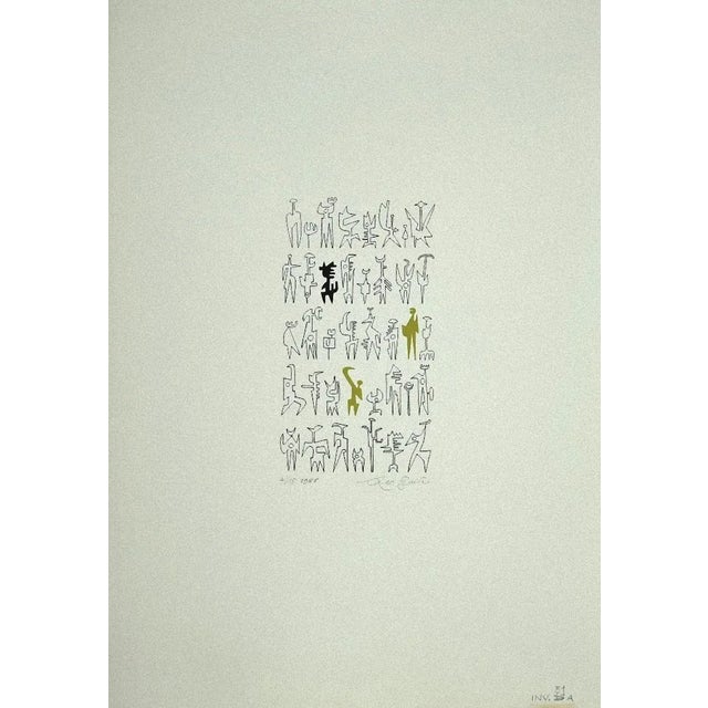 Idols is an original Contemporary artwork realized in 1986 by the italian artist Leo Guida. Original Colored Print on...