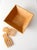 Vintage Bamboo Salad Serving Bowl With Hand Shaped Serving Utensils For Sale - Image 17 of 18