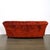 Art Deco Curved Channel-Back Scroll-Arm Sofa With Ebonized Tapered Supports For Sale - Image 9 of 16