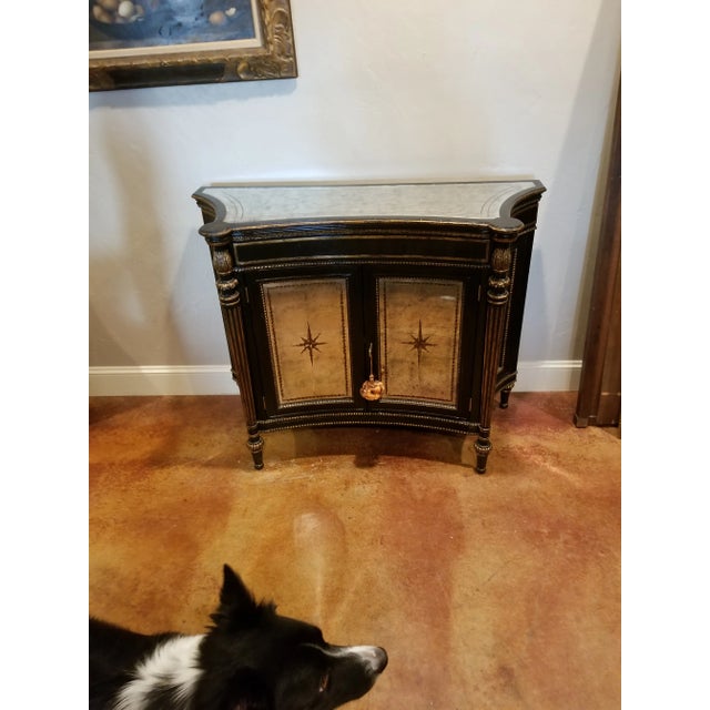 Maitland Smith Mirrored Cabinet For Sale - Image 4 of 12