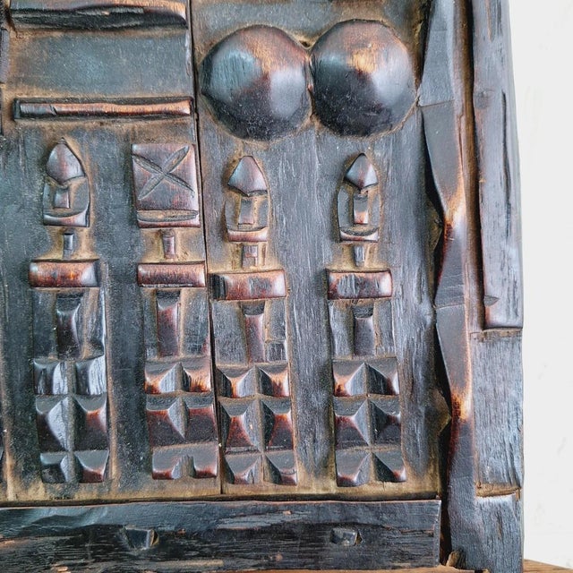 Small Carved Granary Door, 1970s For Sale - Image 11 of 18