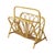 Boho French Rattan Magazine Rack, 1960s For Sale - Image 10 of 17