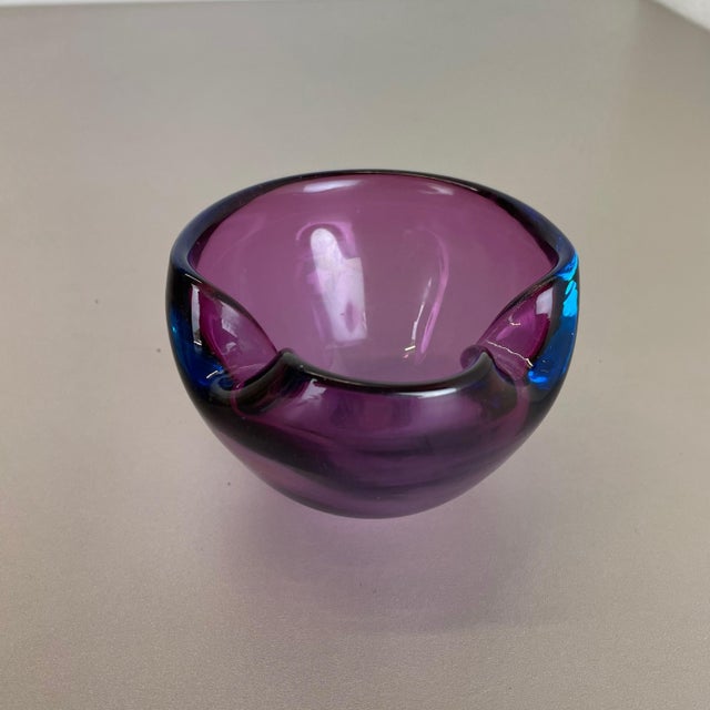 1970s Purple Murano Glass Ashtray, Italy, 1970s For Sale - Image 5 of 18