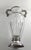 Art Deco Sterling Silver and Val Saint Lambert Glass Flower Vase For Sale - Image 3 of 7