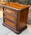 Lovely vintage 3 drawer banded burled walnut chest finely crafted by Stanley Furniture. The wood on this chest is...