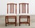 McGuire Set of Four McGuire Rattan Chinese Officials Hat Dining Chairs For Sale - Image 4 of 12