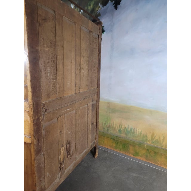 Wood Mountain Wardrobe in Fir For Sale - Image 7 of 13