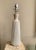 White Washed Large Wooden Table Lamp For Sale In Phoenix - Image 6 of 6