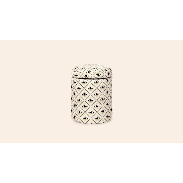 Contemporary Moss Aurora Ottoman by Ceraudo For Sale - Image 3 of 5