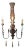 Sconce Light Decorative Drops 3-arm Oxidized Wall Sconce For Sale