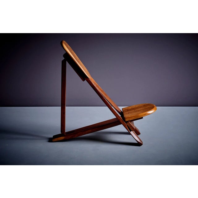 Wood Sculptural African Studio Chair, 1960s For Sale - Image 7 of 11