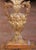 Wood Pair of 19th Century Italian Giltwood Urn Carvings With Floral Motifs For Sale - Image 7 of 10