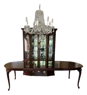 1980s Thomasville Fine Mahogany Woods Dining Dining Table