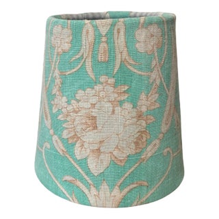 Antique French Fabric Chandelier Shade For Sale
