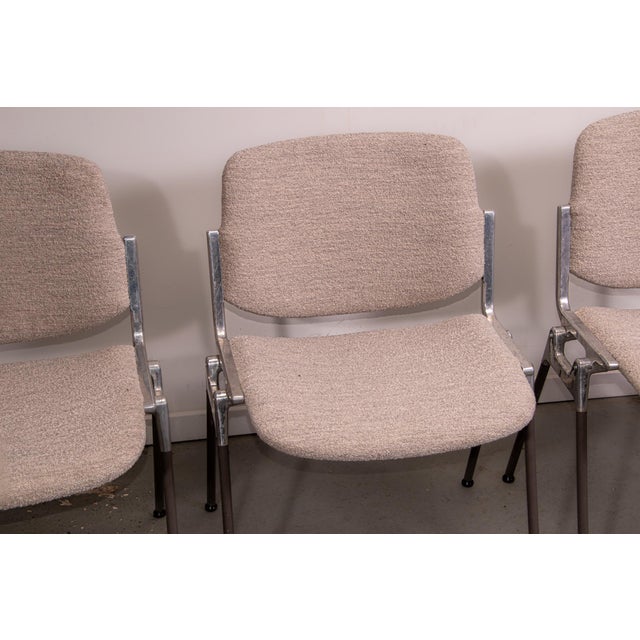 Metal Vintage DSC 106 Chairs by Giancarlo Piretti for Castelli, 1980, Set of 4 For Sale - Image 7 of 9