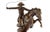 After Frederic Remington, Cowboy on a Rearing Horse, 20th Century, Bronze For Sale - Image 5 of 10