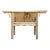 Chinese Vintage 2 Doors Raw Wood Rustic Low Side Table For Sale