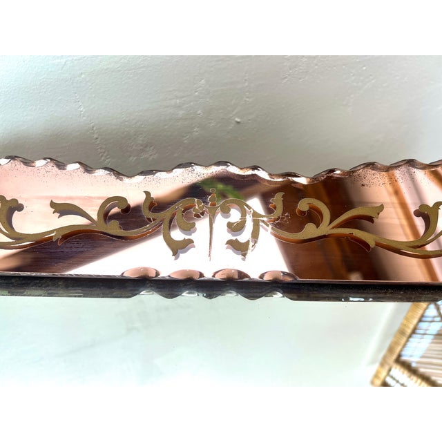 Pink Venetian Mirror, Italy, 1960s For Sale - Image 12 of 18
