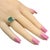 Traditional Diamond Emerald Ring 14Karat Gold 2.55 TCarat Women Certified For Sale - Image 3 of 7