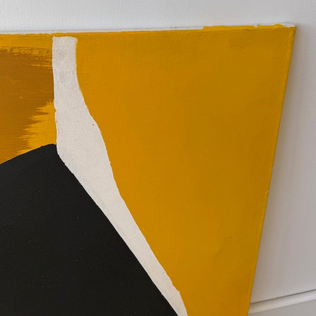 Abstract Late 20th Century Abstract Acrylic on Canvas Painting Signed Stuart For Sale - Image 3 of 5