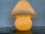 Murano Swirl Mushroom in Yellow Cream, 1970s For Sale - Image 4 of 5