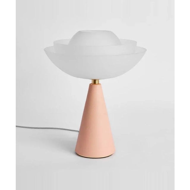 Contemporary Lotus Table Lamps by Mason Editions For Sale - Image 3 of 6
