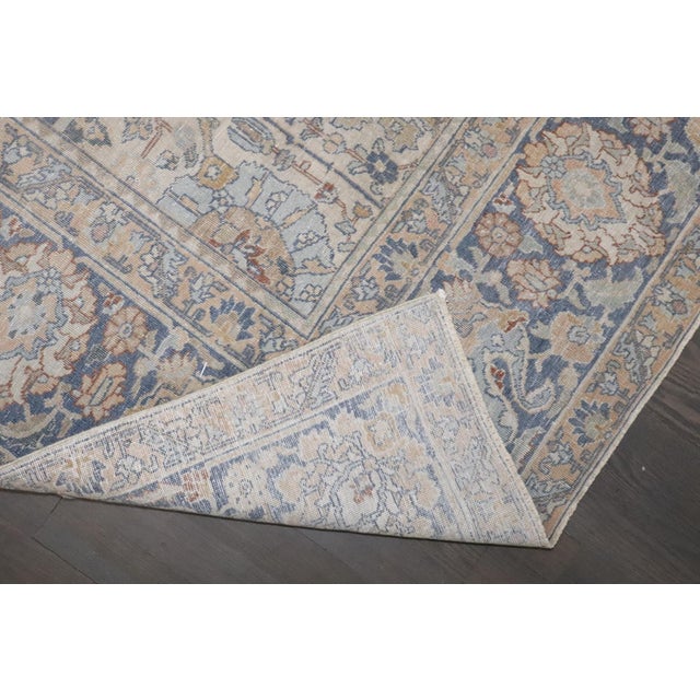 early 20th Century Ivory ground Antique Persian Tabriz Rug