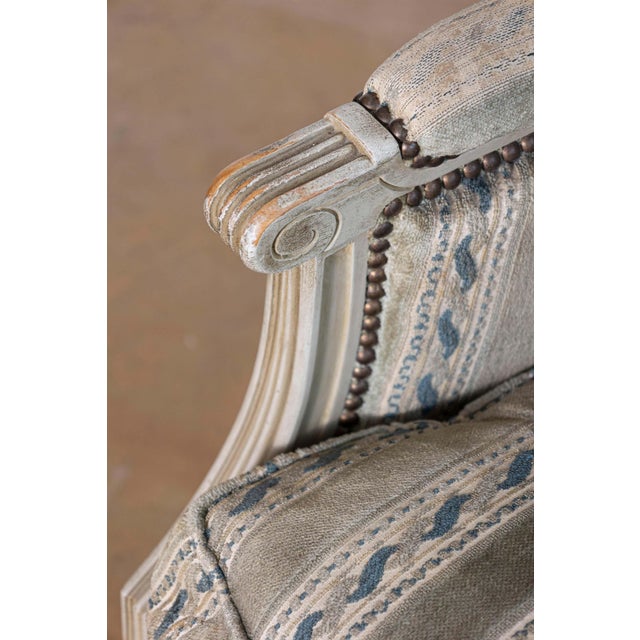 Pair of 20th Century French Bergeres For Sale - Image 11 of 11