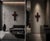 2020s One-of-a-Kind Sculptural Wall Cross in Midnight Blue Metallic Leather & Natural Red Coral For Sale - Image 5 of 5