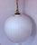 Vintage Mid-Century Modern Bologna Pendant Lamp Aloys F Gangkofner Sphere Opaline Glass 1954 For Sale - Image 10 of 14