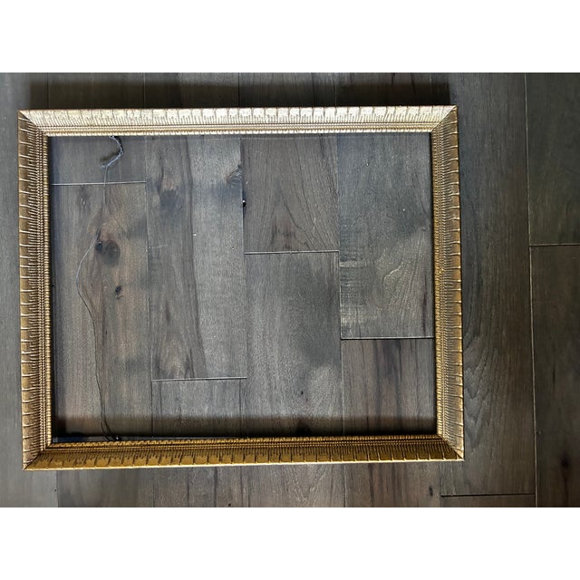 1940s Vintage Wood Art Frames Gold For Sale - Image 5 of 13