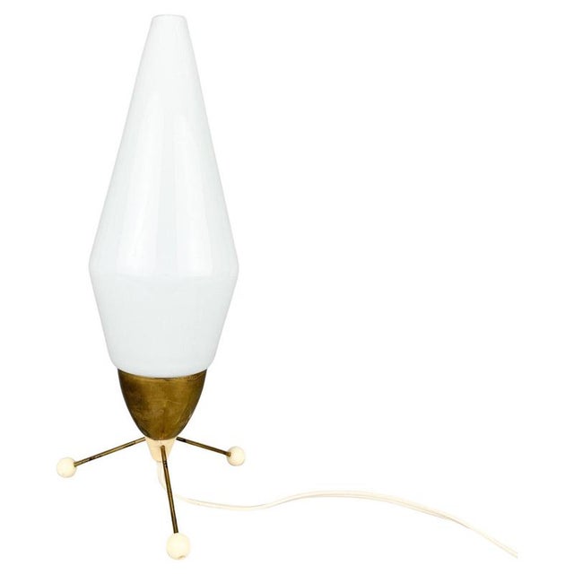 Space Age Table Lamp attributed to Stanislav Kučera for Kamenicky Senov, Former Czechoslovakia, 1960s For Sale - Image 9 of 9