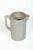 Vintage White Ironstone Pitcher by Auguste Moulin et Cue, circa 1920's. Heavy ribbed design. Marked on bottom, 'Made in...