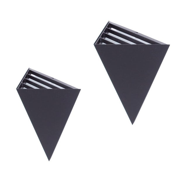 Postmodern Metal Black Kite Sconces from Massive Lighting, 1980, Set of 2 For Sale - Image 15 of 15