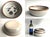 Bitossi Vintage Set of Tonala El Palomar Blue Serving Bowls by Ken Edwards Pottery, 4 Pieces For Sale - Image 4 of 17