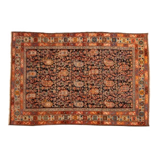 Antique Hamadan Rug - 4'6" x 6'9" For Sale