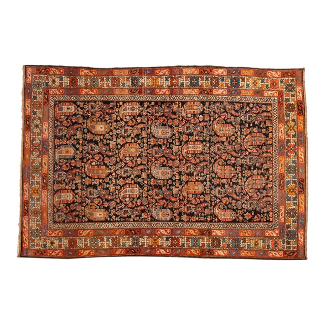 Antique Hamadan Rug - 4'6" x 6'9" For Sale