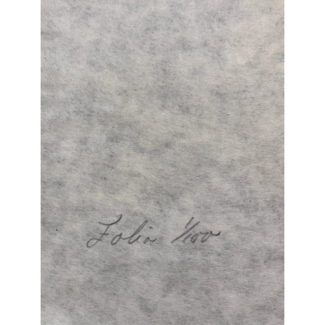 1970s 1975 Martha Cawley Woodblock Print, Barn Owls, #1/100 For Sale - Image 5 of 6