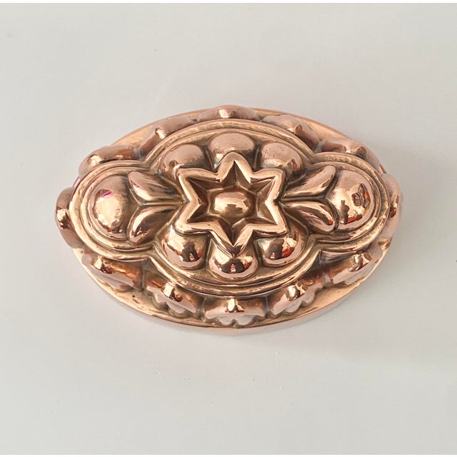 Metal 19th C Antique English Copper Jelly Mold For Sale - Image 7 of 16