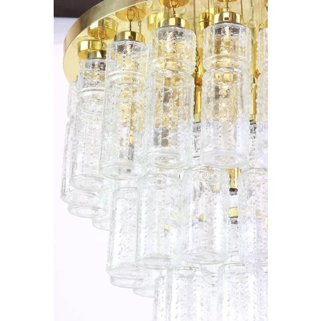 Large German Limburg Glass Chandelier, 1960s For Sale - Image 3 of 6