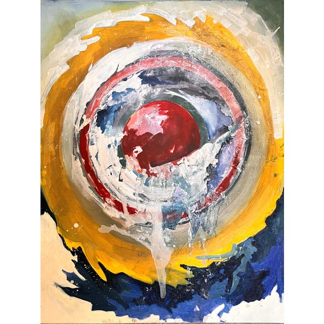 Bold & Beautiful: 1963 Abstract Expressionist Masterpiece in the Style of Clyfford Still For Sale In Atlanta - Image 6 of 6