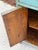 Turquoise Distressed Turquoise One Drawer Small End Table Nightstand Cabinet For Sale - Image 8 of 12
