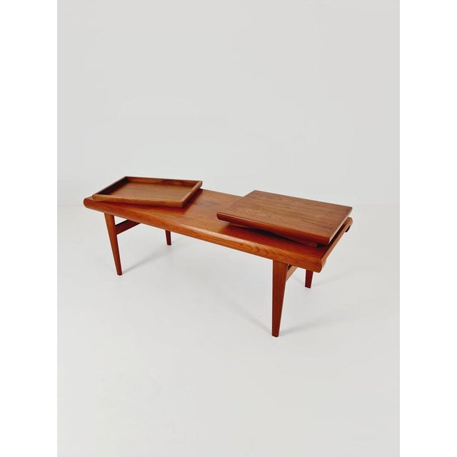 Danish Teak Coffee Table by Johannes Andersen for Trioh, 1960s For Sale - Image 14 of 18