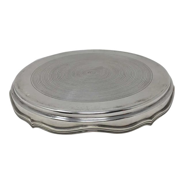 Vintage French Hotel Silverplate Plateau For Sale