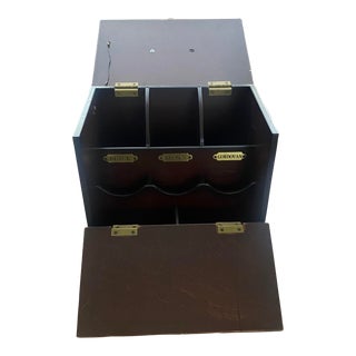 2000 Bombay Company Shoe Shine Box For Sale